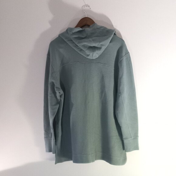 ATHLETA long oversized blue-grey hoodie - Picture 12 of 15